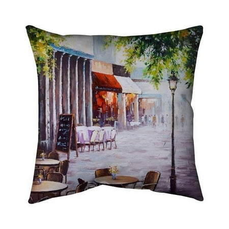 Begin Home Decor 5541-1818-ST5 18 x 18 in. Outdoor Restaurant-Double Sided Print Indoor Pillow