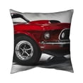 thumbnail image 1 of Begin Home Decor 5541-1818-TR78 18 x 18 in. Classic Red Car-Double Sided Print Indoor Pillow, 1 of 1
