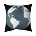 thumbnail image 1 of Begin Home Decor 5541-1818-TV10 18 x 18 in. Earth Satellite View-Double Sided Print Indoor Pillow, 1 of 1