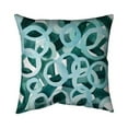 thumbnail image 1 of Begin Home Decor 5541-2020-AB47 20 x 20 in. Abstract Rings-Double Sided Print Indoor Pillow, 1 of 1