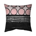 thumbnail image 1 of Begin Home Decor 5541-2020-AB78-1 20 x 20 in. Cluster of Pink Circles-Double Sided Print Indoor Pillow, 1 of 1