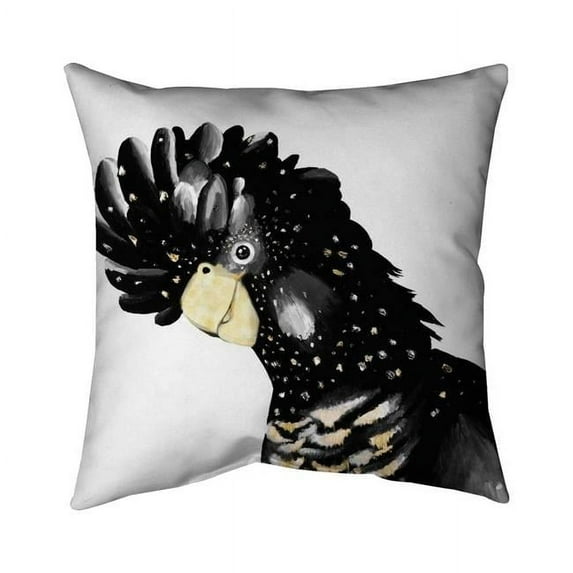 Begin Home Decor 5541-2020-AN241-1 20 x 20 in. Cockatoo Parrot-Double Sided Print Indoor Pillow