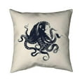 thumbnail image 1 of Begin Home Decor 5541-2020-AN342-1 20 x 20 in. Octopus-Double Sided Print Indoor Pillow, 1 of 1