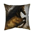 thumbnail image 1 of Begin Home Decor 5541-2020-AN91 20 x 20 in. Horse Rushing Into The Dust-Double Sided Print Indoor Pillow, 1 of 1