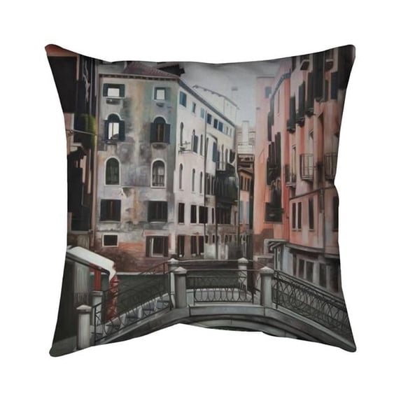 Begin Home Decor 5541-2020-AR11 20 x 20 in. Venice-Double Sided Print Indoor Pillow