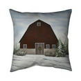 thumbnail image 1 of Begin Home Decor 5543-2020-AR14 20 x 20 in. Its Winter on the Farm-Double Sided Print Indoor Pillow Cover, 1 of 1