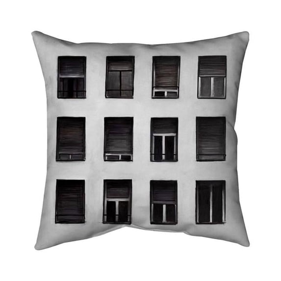 Begin Home Decor 5541-2020-CI274 20 x 20 in. Windows-Double Sided Print Indoor Pillow