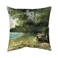 thumbnail image 1 of Begin Home Decor 5541-2020-CO124 20 x 20 in. Day At The Lake-Double Sided Print Indoor Pillow, 1 of 1