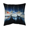 thumbnail image 1 of Begin Home Decor 5543-2020-CO72 20 x 20 in. Evening At The Marina-Double Sided Print Indoor Pillow Cover, 1 of 1