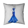 thumbnail image 1 of Begin Home Decor 5541-2020-FA24 20 x 20 in. Lady In Dress-Double Sided Print Indoor Pillow, 1 of 1