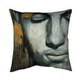 thumbnail image 1 of Begin Home Decor 5541-2020-FI46 20 x 20 in. Abstract Man Face-Double Sided Print Indoor Pillow, 1 of 1