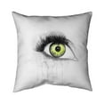 thumbnail image 1 of Begin Home Decor 5541-2020-FI54 20 x 20 in. Green Eye In Watercolor-Double Sided Print Indoor Pillow, 1 of 1