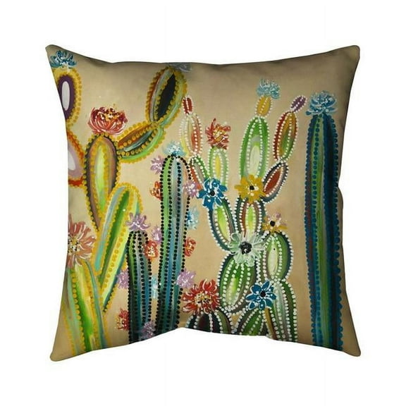 Begin Home Decor 5541-2020-FL364 20 x 20 in. Desert Gems-Double Sided Print Indoor Pillow