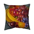 thumbnail image 1 of Begin Home Decor 5541-2020-GA87 20 x 20 in. Bowl of Fruits-Double Sided Print Indoor Pillow, 1 of 1