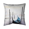 thumbnail image 1 of Begin Home Decor 5541-2020-LA130 20 x 20 in. Gondola In Venice-Double Sided Print Indoor Pillow, 1 of 1