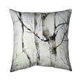 thumbnail image 1 of Begin Home Decor 5541-2020-LA133-1 20 x 20 in. Three Birches Trees-Double Sided Print Indoor Pillow, 1 of 1