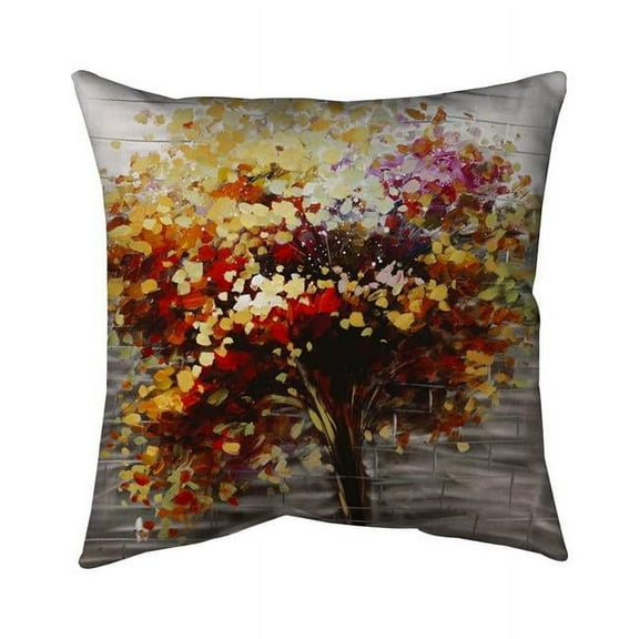 Begin Home Decor 5541-2020-LA14 20 x 20 in. Abstract Colorful Tree-Double Sided Print Indoor Pillow