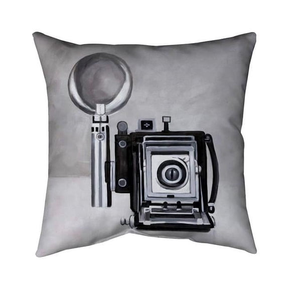 Begin Home Decor 5541-2020-MI29 20 x 20 in. Antique Camera-Double Sided Print Indoor Pillow