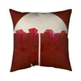 thumbnail image 1 of Begin Home Decor 5541-2020-MI39 20 x 20 in. Red City Under Umbrella-Double Sided Print Indoor Pillow, 1 of 1