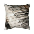 thumbnail image 1 of Begin Home Decor 5541-2020-MU47 20 x 20 in. Piano-Double Sided Print Indoor Pillow, 1 of 1