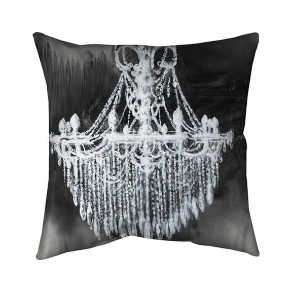 Begin Home Decor 5541-2020-SL17 20 x 20 in. Big Glam Chandelier-Double Sided Print Indoor Pillow