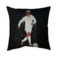 thumbnail image 1 of Begin Home Decor 5541-2020-SP75 20 x 20 in. Soccer Player-Double Sided Print Indoor Pillow, 1 of 1