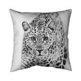 thumbnail image 1 of Begin Home Decor 5541-2626-AN244 26 x 26 in. Leopard Ready to Attack-Double Sided Print Indoor Pillow, 1 of 1