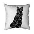 thumbnail image 1 of Begin Home Decor 5541-2626-AN268 26 x 26 in. Geometric Fox-Double Sided Print Indoor Pillow, 1 of 1