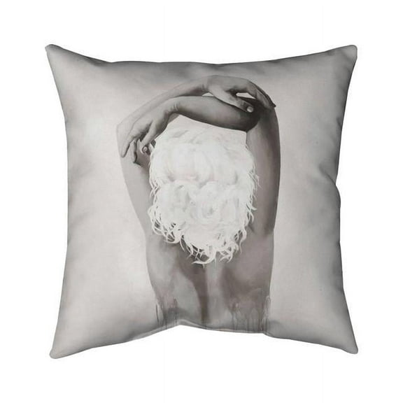 Begin Home Decor 5541-2626-FI43-1 26 x 26 in. Feminine Delicacy-Double Sided Print Indoor Pillow