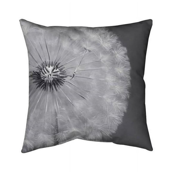 Begin Home Decor 5541-2626-FL127 26 x 26 in. Dandelion Puff Ball-Double Sided Print Indoor Pillow