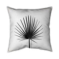 thumbnail image 1 of Begin Home Decor 5541-2626-FL303-1 26 x 26 in. Cabbage Palm Leaf with Gold Lines-Double Sided Print Indoor Pillow, 1 of 1