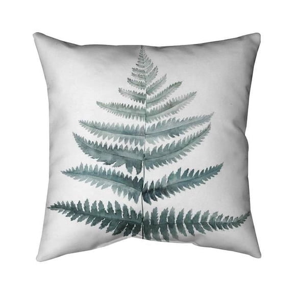 Begin Home Decor 5541-2626-FL310 26 x 26 in. Fern-Double Sided Print Indoor Pillow