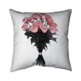 thumbnail image 1 of Begin Home Decor 5541-2626-FL319-1 26 x 26 in. Bouquet of Coral Roses-Double Sided Print Indoor Pillow, 1 of 1