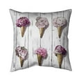 thumbnail image 1 of Begin Home Decor 5541-2626-FL352 26 x 26 in. Peony Cones-Double Sided Print Indoor Pillow, 1 of 1