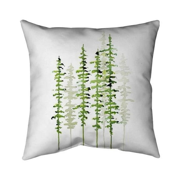 Begin Home Decor 5541-2626-LA143 26 x 26 in. Slim Trees-Double Sided Print Indoor Pillow