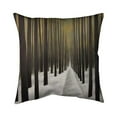 thumbnail image 1 of Begin Home Decor 5541-2626-LA160 26 x 26 in. Hiking in the Forest-Double Sided Print Indoor Pillow, 1 of 1