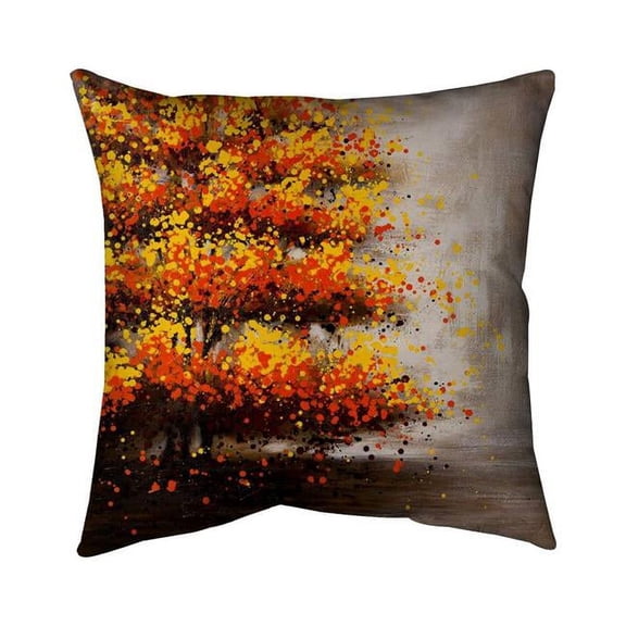 Begin Home Decor 5541-2626-LA30 26 x 26 in. Dotted Tree-Double Sided Print Indoor Pillow