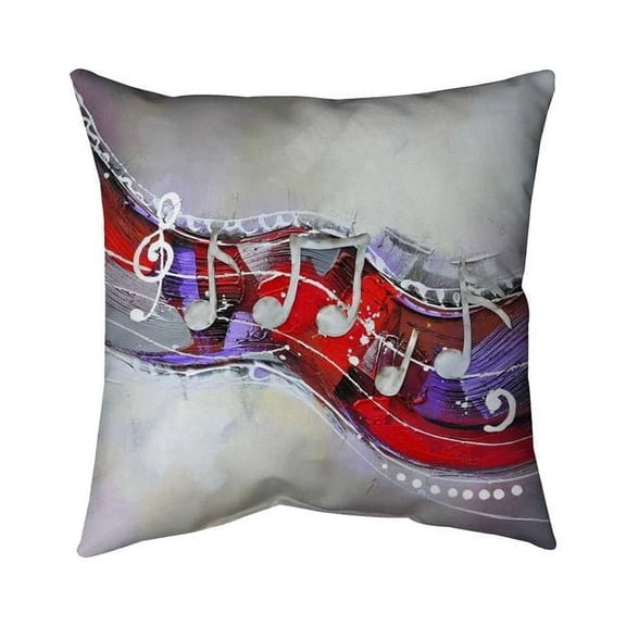 Begin Home Decor 5541-2626-MU10 26 x 26 in. Symphony-Double Sided Print Indoor Pillow