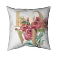 thumbnail image 1 of Begin Home Decor 5541-2626-QU24 26 x 26 in. Love Gold-Double Sided Print Indoor Pillow, 1 of 1
