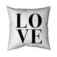 thumbnail image 1 of Begin Home Decor 5541-2626-QU24-4 26 x 26 in. Love-Double Sided Print Indoor Pillow, 1 of 1