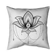 thumbnail image 1 of Begin Home Decor 5541-2626-RE6 26 x 26 in. Ethnic Lotus Ornament-Double Sided Print Indoor Pillow, 1 of 1