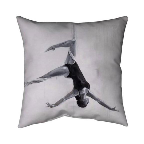 Begin Home Decor 5541-2626-SP34 26 x 26 in. Dancer on Aerial Silks-Double Sided Print Indoor Pillow