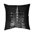thumbnail image 1 of Begin Home Decor 5541-2626-SP43 26 x 26 in. Rowing Boat-Double Sided Print Indoor Pillow, 1 of 1