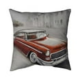 thumbnail image 1 of Begin Home Decor 5541-2626-TR33 26 x 26 in. Vintage Classic Car-Double Sided Print Indoor Pillow, 1 of 1