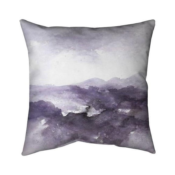 Begin Home Decor 5542-1616-AB72 16 x 16 in. Purple Cloud-Double Sided Print Outdoor Pillow Cover