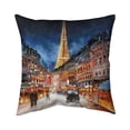 thumbnail image 1 of Begin Home Decor 5542-1616-CI170 16 x 16 in. Illuminated Paris-Double Sided Print Outdoor Pillow Cover, 1 of 1