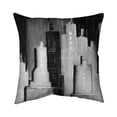 thumbnail image 1 of Begin Home Decor 5542-1616-CI302 16 x 16 in. Abstract Black & White Cityscape-Double Sided Print Outdoor Pillow Cover, 1 of 1