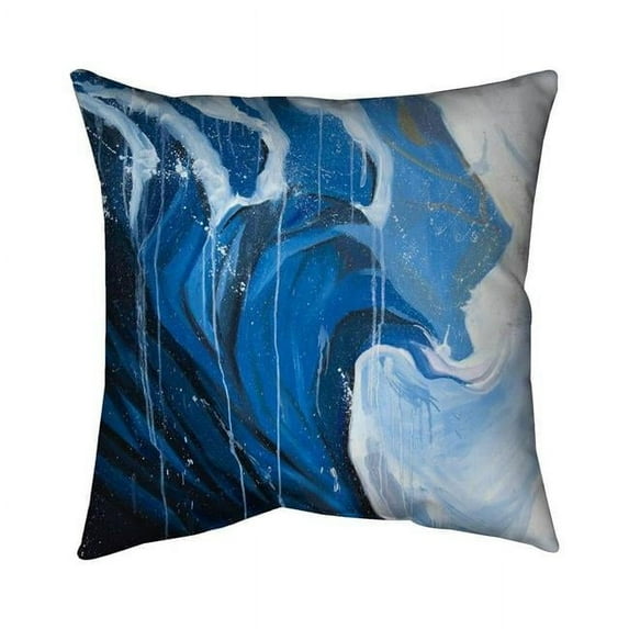 Begin Home Decor 5542-1616-CO111 16 x 16 in. Abstract Wave In Motion-Double Sided Print Outdoor Pillow Cover