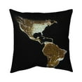 thumbnail image 1 of Begin Home Decor 5542-1616-EA11 16 x 16 in. American Continent At Night-Double Sided Print Outdoor Pillow Cover, 1 of 1