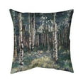 thumbnail image 1 of Begin Home Decor 5542-1616-LA175 16 x 16 in. Birches-Double Sided Print Outdoor Pillow Cover, 1 of 1